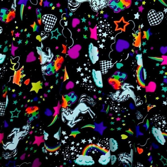 Custom Rainbows & Unicorns Hooded dress - Picture 3 of 6